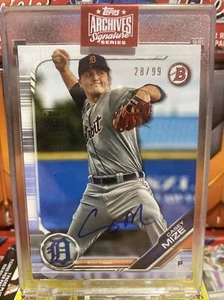 2023 Archives Signature Series Active 2019 Bowman Auto #BP-49 Casey Mize /99 - Picture 1 of 2