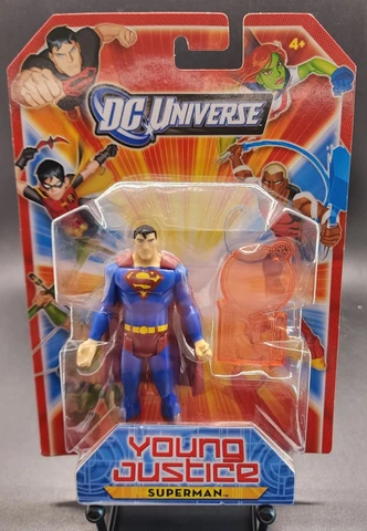 2011 Young Justice SUPERMAN DC Universe MOC Sealed RARE Final Wave 4 Mattel VHTF Cover