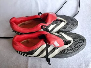 Vintage Adidas Predator Karnivore Red/Black Football/Soccer Shoes Sz 13 See Pics - Picture 1 of 9