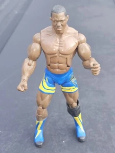 Shelton Benjamin Deluxe Aggression Series 4 WWE Jakks 2005/2006 Pacific Blue - Imagen 1 de 2