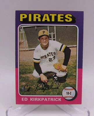 1975 Topps Mini Baseball Card #171 Ed Kirkpatrick - Image 1 of 2