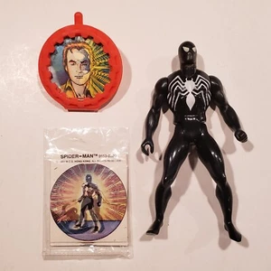 Mattel 1984 Marvel Super Heroes Secret Wars Spider-Man Black Suit Complete VTG - Picture 1 of 7