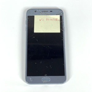Samsung Galaxy J7 Top SM-J737P (Blue 16GB) CRACKED Screen - SOLD AS IS No Power