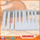 52pcs Pianos Key Tops White ABS Plastic Piano Keys Replacement Piano Accessories