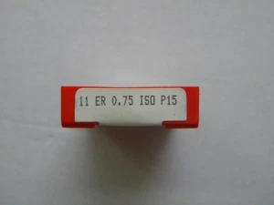 Placas roscadas de CPT, 11ER 0,75 ISO P15 - Imagen 1 de 2