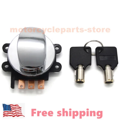 For Harley Davidson Ignition Switch Keys FXDWG DYNA WIDE GLIDE 1993-2000/2003-05 Foto 1 de 4