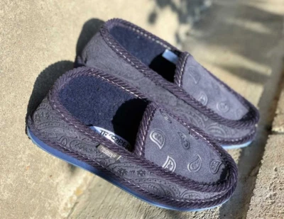 Zapato Trooper American NewBuck Navy House KN-002F Slip Unisex 1 pr Foto 1 de 3