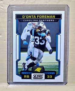 D’Onta Foreman 2023 Panini NFL #45 Score Football Card Carolina Panthers - Picture 1 of 2