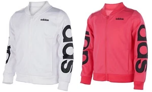 New Adidas Big Girls ADI Bomber Jacket Choose Size and Color MSRP $45.00 - Picture 1 of 2