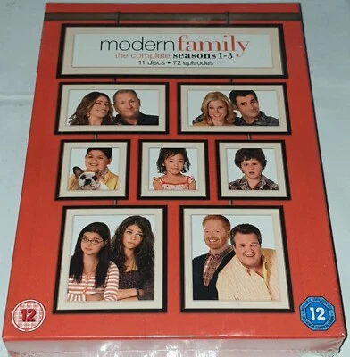 Modern Family - Complete Seasons 1-3 (DVD, Region 2) 11 Disc Set - New & Sealed - image 1 of 2