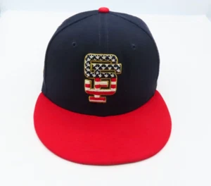 San Francisco Giants New Era 59Fifty Fitted Red White &Blue Hat Cap Size 6 7/8 - Picture 1 of 17