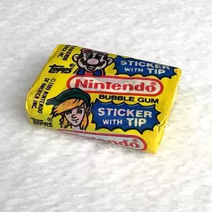 Vintage 1989 Legend of Zelda Link Super Mario Nintendo Topps Bubble Gum Sticker RARE - Bild 1 von 4