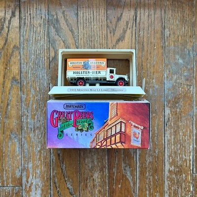 1/43 MATCHBOX Antaño 1932 MERCEDES BENZ L5 Camión HOLSTEN Cerveza DIECAST Foto 1 de 4