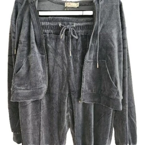 New! 2 Piece Velour Jogger Set In Blue|Ladies XL - Picture 1 of 7