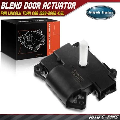 Actuador de puerta de aire mezcla de calentador de climatización para Lincoln Town Car 1998-2002 604-221 superior Foto 1 de 4