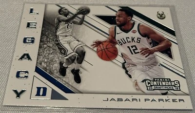 Баскетбольная карточка 2018–19 Contenders Draft Джабари Паркер Milwaukee Bucks Legacy No12 - Изображение 1 из 2