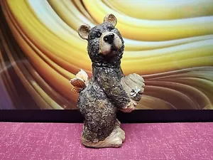 Niedliche künstlerische Honigbär Statue drinnen/draußen ca. 11 Zoll Höhe - Bild 1 von 10