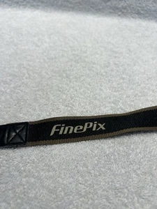 Fujifilm FinePix 48" x 1" Black Canvas Camera Neck/Shoulder Strap w/Tan Stripe - Picture 1 of 8
