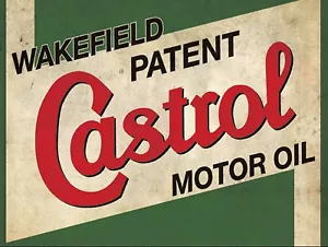 Castrol Motor Oil, Retro metal Sign vintage / man cave / Garage - Picture 1 of 1