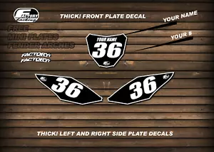 HONDA CRF CR MODELS Printed Race Number Backgrounds MOTOCROSS MX GRAPHICS - Foto 1 di 1