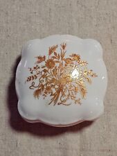 Haviland limoges 4.5x4.5 trinket box perfect condition . Packed for 50 yrs