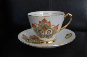 Queen Elizabeth Prinz Philip Juni 1959 Windsor nummerierte Tasse & Untertasse - Bild 1 von 7
