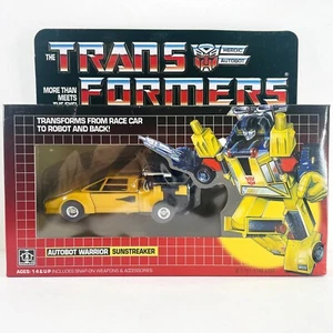 Transformers G1 Sunstreaker Autobot Warrior Action Figure Reissue Toy in New Box - Picture 1 of 7