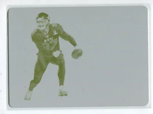 2017 National Treasures Druckplatte gelb Travis Kelce 1/1 Kansas City Chiefs - Bild 1 von 2