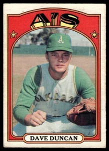 1972 O-Pee-Chee Dave Duncan Oakland Athletics #17 R71 - Picture 1 of 2