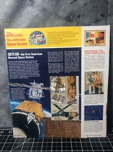 Vintage 1981 Life Cereal Box NASA Space Skylab Quaker Oats 80er Werbung Rarität - Bild 1 von 11