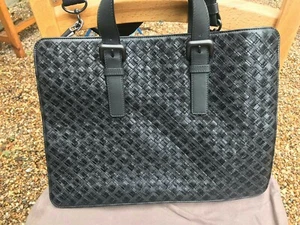 Bottega Venta Intrecciato-woven Briefcase. Leather. Brand New. Never Used - Picture 1 of 5