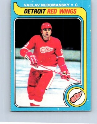 VINTAGE HOCKEY CARD 1979 O-PEE-CHEE DETROIT RED WINGS VACLAV NEDOMANSKY NO729    - Image 1 of 2