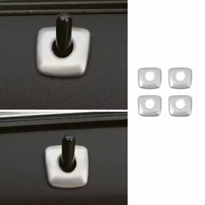 For BMW 3-Series G20 2019-2021 Silver ABS Inner Door Bolt Lock Down Frame Trim - Foto 1 di 12