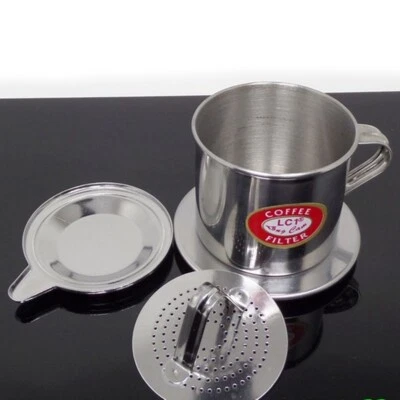 Vietnamese style Coffee Drip Pot with Easy to Clean Stainless Steel Filter - Image 1 of 4