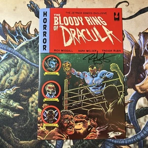 BLOODY RING OF DRACULA JETPACK EXCLUSIVE ASHCAN SIGNED AND NUMBERED RICH WOODALL - Picture 1 of 8
