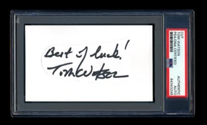 TOM WATSON SIGNED MINT CUT PSA/DNA SLABBED AUTOGRAPHED MASTERS CHAMPION - Picture 1 of 1