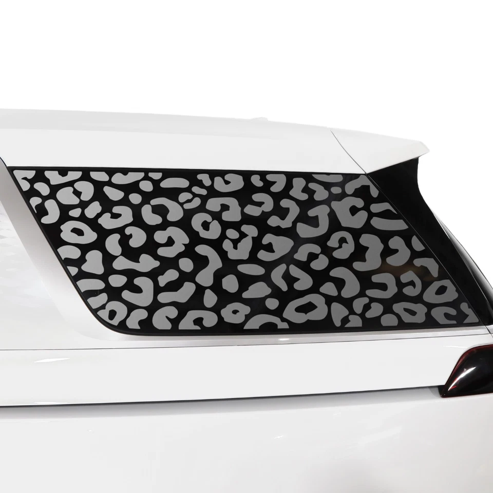 Se adapta a Kia Carnival 2022-2025 Ventana Leopardo Guepardo Vaca Impresión Calcomanía Adhesiva Foto 1 de 4