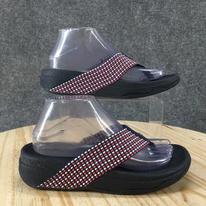 NUEVAS Sandalias FitFlop Para Mujer 8 Puntera Surfa Sin Cordones Cuña Chanclas H84-442 Azul - Imagen 1 de 19