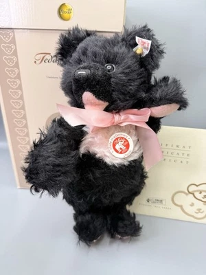 STEIFF 662102 TEDDYBÄR ZOTTY SCHWARZ - limitierte Auflage 1500St SELTEN 26cm - Bild 1 von 4