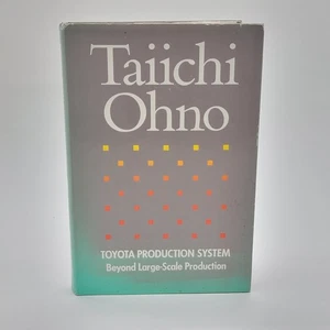 Taiishi Ohno Toyota Production System 1988 Hardcover Book - Picture 1 of 24