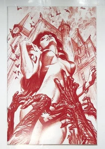 VAMPIRELLA #1 DF EXKLUSIV ALEX ROSS BLUTROT BLEISTIFT VARIANTE COA LTD 300 Kopien - Bild 1 von 3