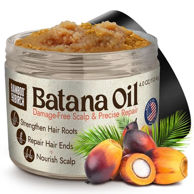 Raw Batana Oil for Hair Growth Organic,100% Pure, 4 Oz, for Thick and Strong Nat - Image 1 of 4