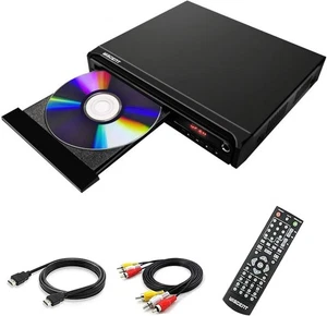 Wiscent DVD Player für TV, All-Region Free, Mini Compact DVD CD MP3, Multi Region  - Bild 1 von 8