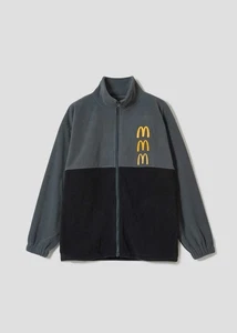 [Graniph] McDonald's I'm Lovin' It | Blusa in Pile, Nero, Taglie SS-XL JP NUOVA - Foto 1 di 10