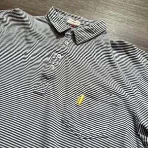 Johnnie O Poloshirt Herren große Streifen Performance Belleair CC 100% Baumwolle Golf - Bild 1 von 8