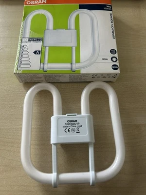Osram CFL Square 16W/835  2-Pin Square Light Bulb - White 1050 Lumilux - Image 1 of 2