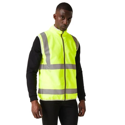 Regatta Professional Mens Full Zip Hi-Vis Vest RG10664