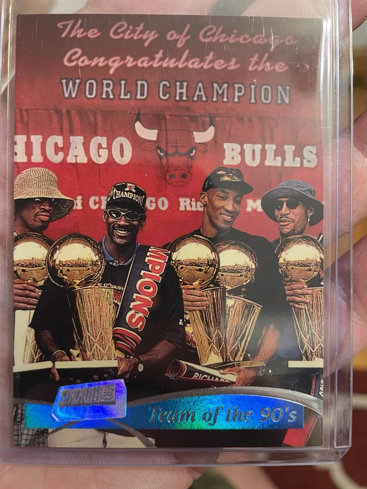 1997-98 Topps Stadium Club Team of the 90's Chicago Bulls Jordan Pippen MINT — 第 1/1 张图片