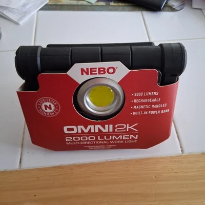 NEBO Omni 2k 2000 Lumen Multi Directional Rechargeable Work Light Brand New - Image 1 of 4