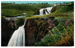 Postal de colección cascada de Sumatra cerca de Boetar Indonesia Hennemann - Imagen 1 de 2